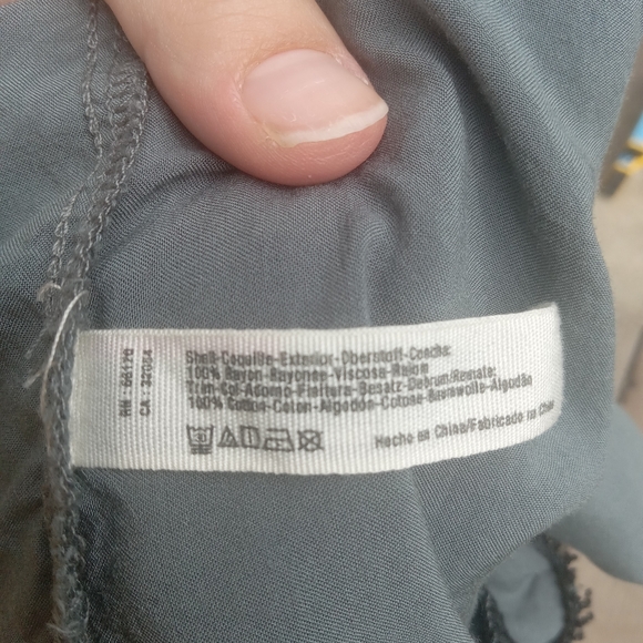 Free People Intimately Gray Black Crochet Trim Spaghetti Strap Slip Dress Sz M - Picture 8 of 8